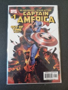 CAPTAIN AMERICA #1 BRUBAKER  VF/NM