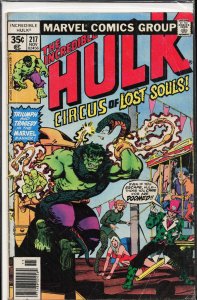 The Incredible Hulk #217 (1977) Hulk