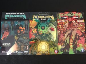 EX MACHINA Vol. 1, 3, 5, 7, 8, 10 Trade Paperbacks