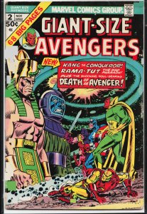 Giant-Size Avengers #2 (1974) The Avengers