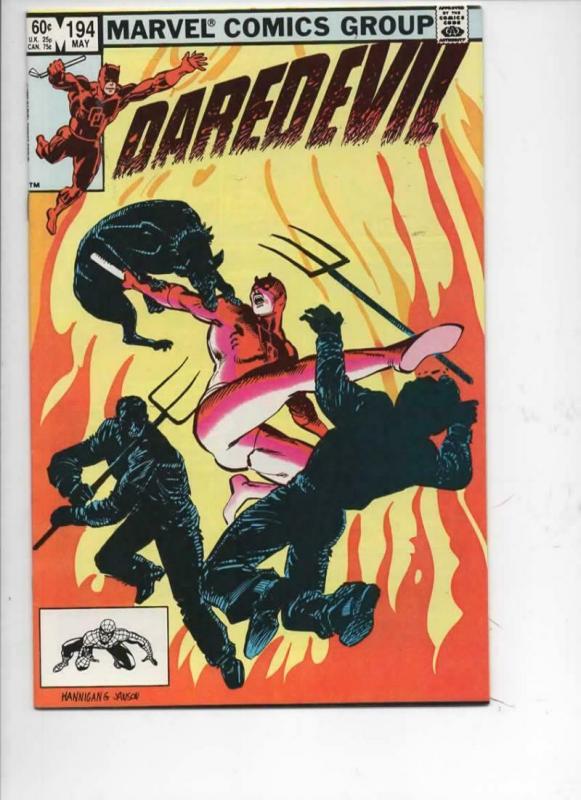 DAREDEVIL #194 VF/NM  Murdock, Judgement, 1964 1983, more Marvel in store 