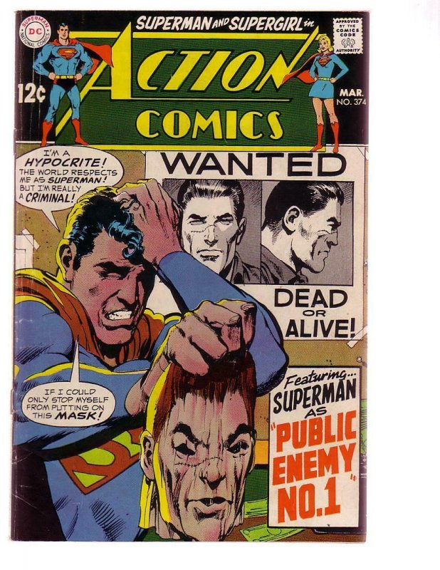 Action Comics Superman Dc Comics Neal Adams VG Comic Books