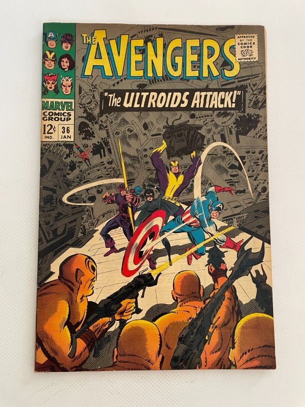 Avengers # 36 VF/NM Marvel Silver Age Comic Book Thor Hulk Iron Man 4 LI3