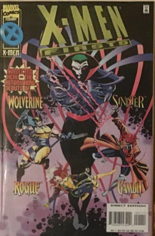 4 MARVEL ANNUALS:X-MEN FIRSTS;X FACTOR #8;MARVEL SUPER HEROES;X-FORCE/CABLE