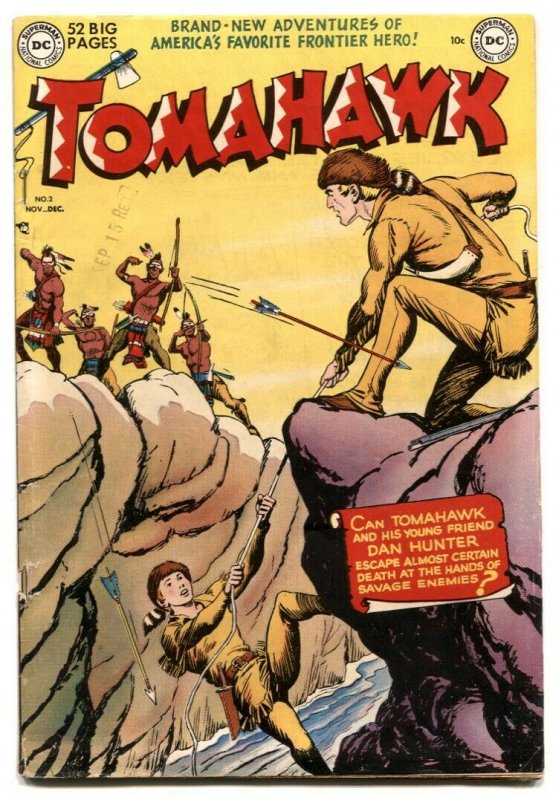 Tomahawk #2 1950- FRAZETTA- DC Western Golden Age FN+ 