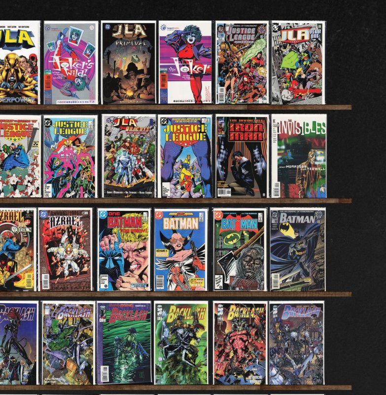 Huge Lot 150+ Comics with Batman, Backlash, Jla: Year One, Avengers & More!
