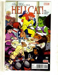 Lot Of 5 Patsy Walker AKA Hellcat Marvel Comic Books # 1 2 3 4 5 Defenders CJ18