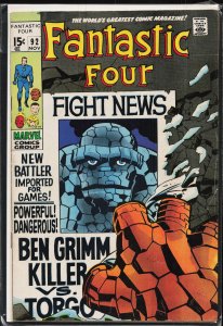 Fantastic Four #92 (1969) Fantastic Four