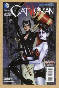 Catwoman #39 NM- 9.2 Jim Balent Harley Quinn Variant Cover