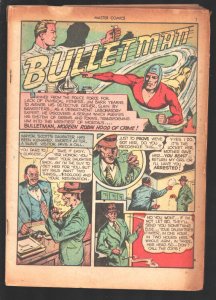 Master #11 1941-Origin & 1st appearance of Minute Man-Bulletman-Zoro-Red Gauc...