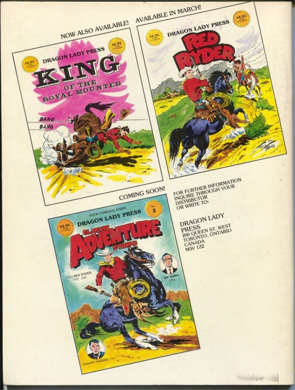 Classic Adventure Strips #1 1985-King of Royal Mounted-Mandrake-NM