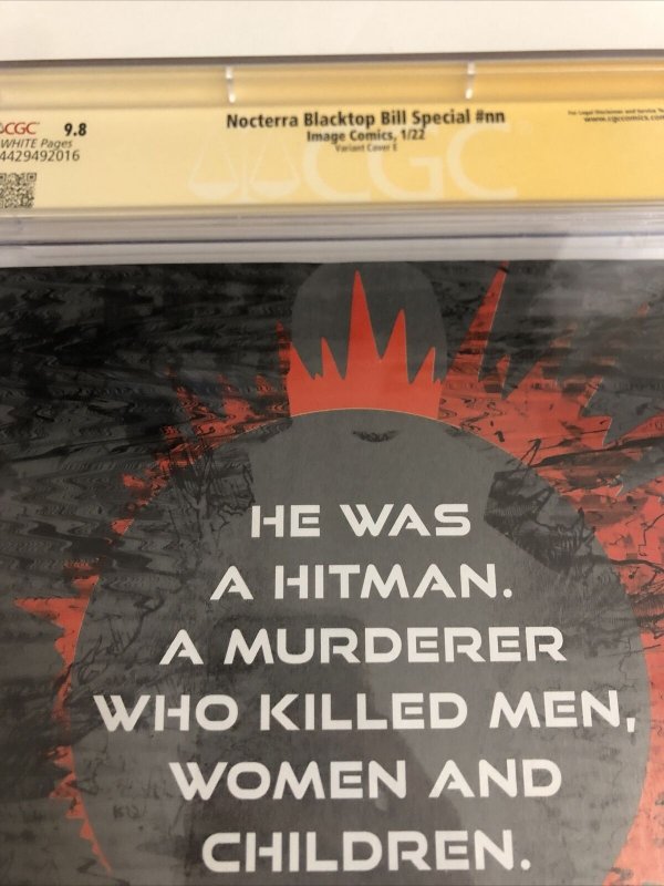 Nocterra Blacktop Bill Special (2022) # nn (CGC 9.8 SS) Signed Tony Daniels