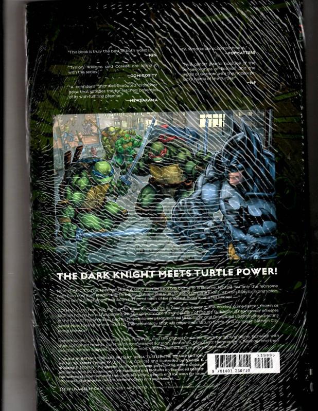 Batman Teenage Mutant Ninja Turtles DC Comics Hardcover Book SEALED Book J350