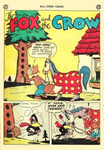 REAL SCREEN COMICS #36 (1951) 6.0 FN  Fox & Crow, Flippity & Flop,Tito/Burrito