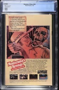 Uncanny  X-Men #189 1985 Marvel Comics CGC 9.8 White Pages 016