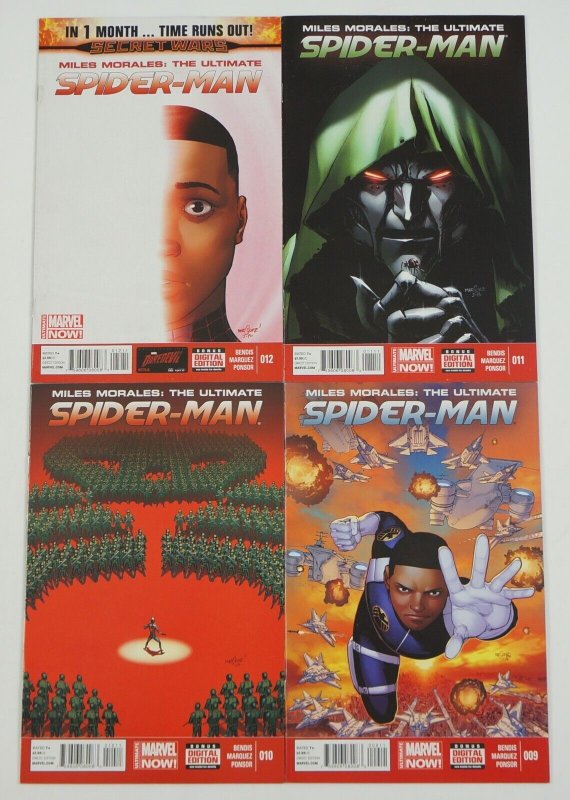 Miles Morales: the Ultimate Spider-Man #1-12 FN/VF/NM complete series Bendis set 