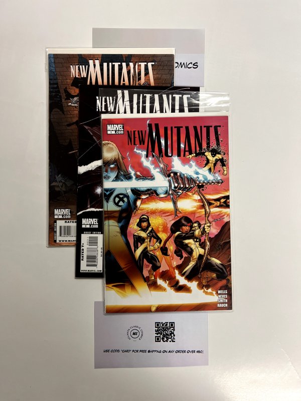 3 New Mutants Marvel Comic Books # 1 2 3 Avengers Defenders Spiderman 11 JS19
