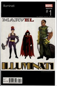 Illuminati #1 Holloway-Brown Cover (2016) Hip Hop Variant!