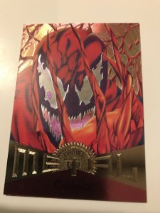 CARNAGE #71 card : Marvel Metal 1995 Fleer Chromium; NM/M Venom SPIDER-MAN, base