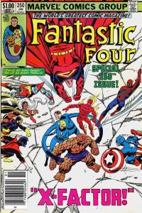 Fantastic Four (Vol. 1) #250 (Newsstand) VF ; Marvel | John Byrne Gladiator