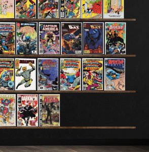Huge Lot 140+ Comics with Captain America, Alf, Detective Comics & More!