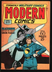 Modern #60 1947-Blackhawk vs The Green Plague-Spicy poses in Torchy story-Cho...