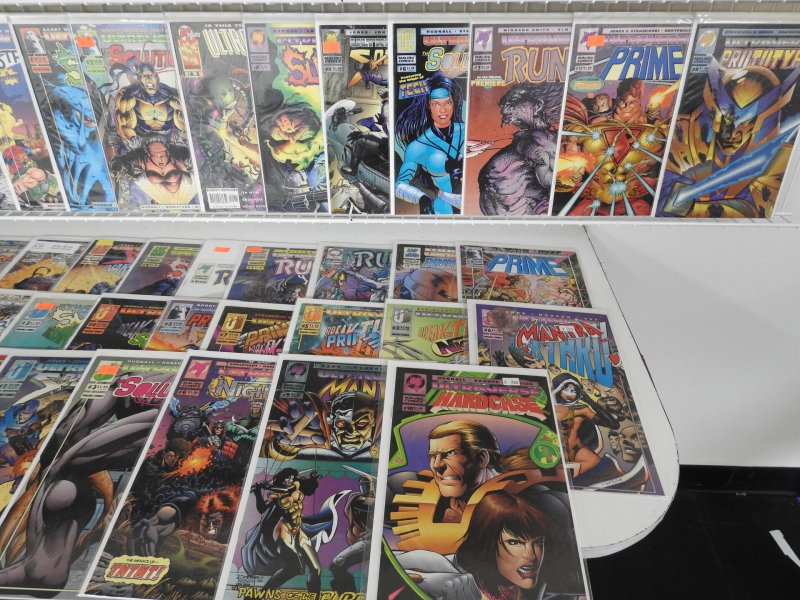 Huge Lot 170+ Comics W/ Mantra, Night Man, Prime+ Avg VF Condition