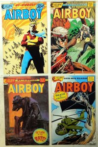 Airboy Lot of 4 #7, 16, 19, 43 (1986) Eclipse Comics 1st Print Comic Books