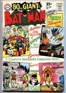 BATMAN #176 80 pg giant Silver-Age comic book-1965-DC