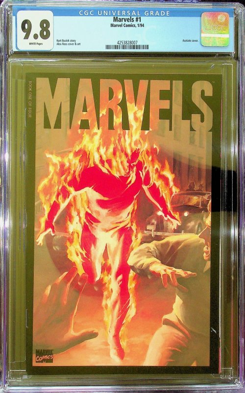 Marvels #1 (1994) - CGC 9.8 - Cert#4253828007