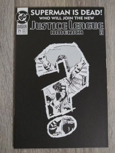 Justice League of America #71: Superman Is Dead 