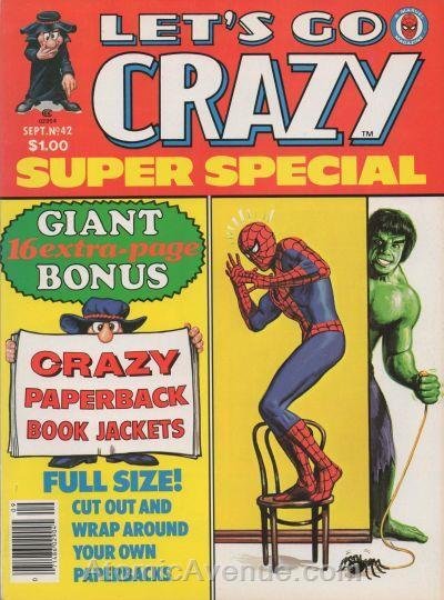 Crazy (Magazine) #42 FN ; Marvel | Spider-Man Hulk cover