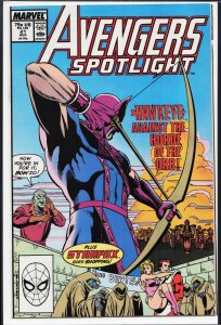 Avengers Spotlight #21 (1989) Starfox