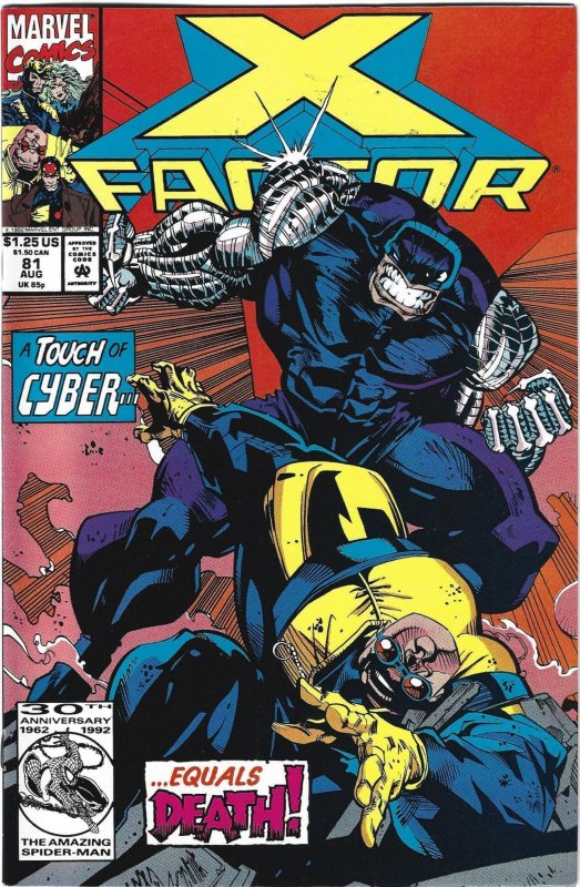 X-Factor #79 through #83 Direct Edition (1992)