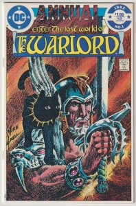 Warlord Annual #1 (1982, DC), VFN (8.0), copy A, Mike Grell cover & art