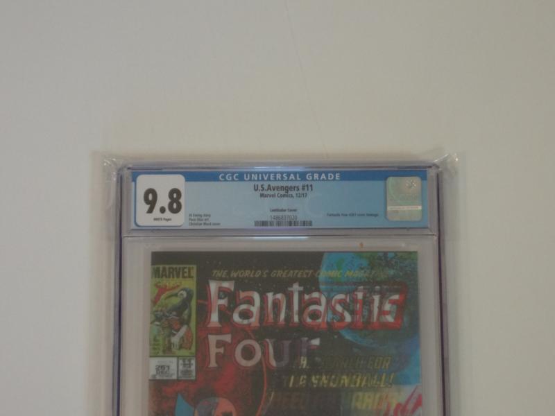 U.S. Avengers #11 CGC 9.8; 3D lenticular-Homage to Fantastic Four #261!!