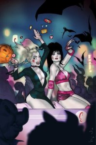 Harley Quinn X Elvira #6 2026 Ben Caldwell 1:10 Ratio Dynamite EB106
