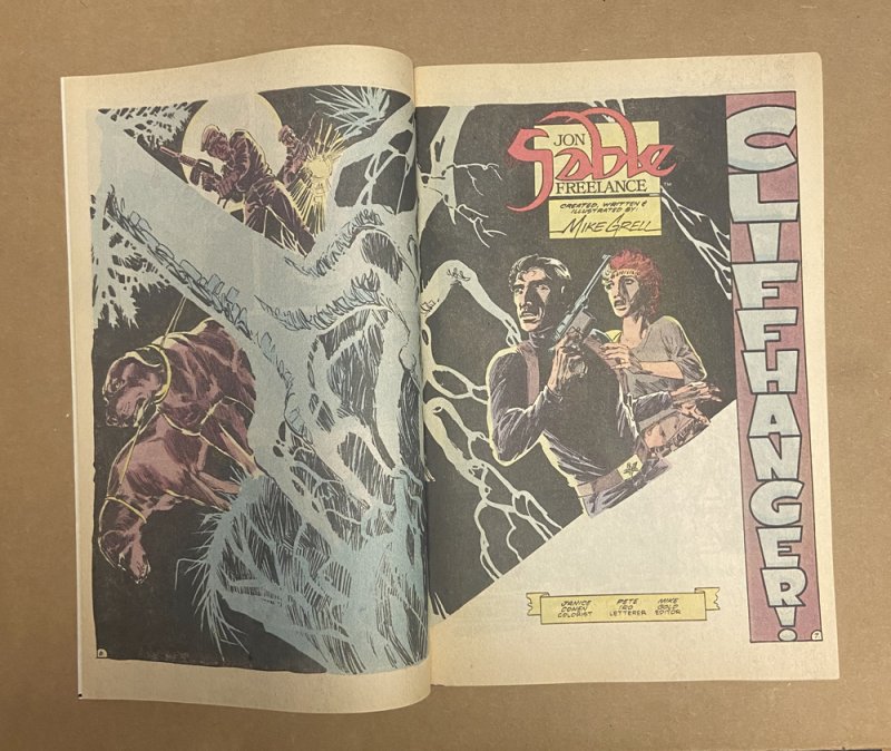 Jon Sable #9 ( 9.0 VFN/NM ) Mike Grell Script & Art /  Feb 1984