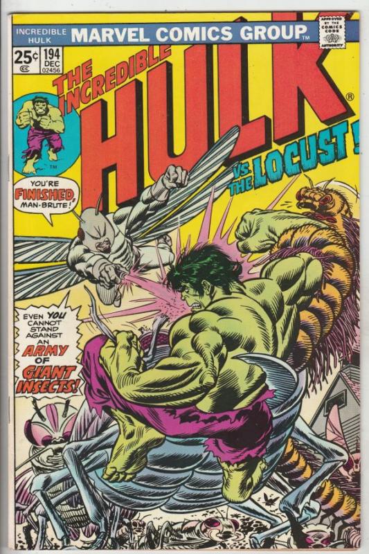 Incredible Hulk #194 (Dec-75) NM- High-Grade Hulk