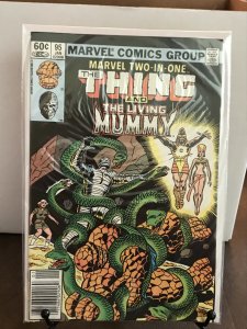Marvel Two-in-One 95  9.0 (our highest grade)  Thing & Living Mummy! 1983