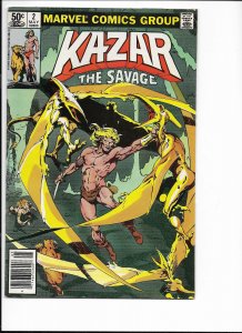 Ka-Zar the Savage #2 Newsstand Edition (1981)