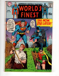 World's Finest Comics #195 (1970) DIG NOW, DIE LATER! / ID#295