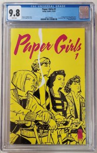 Paper Girls #1 CGC 9.8 Image Comics 2015 