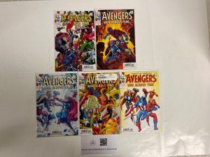 5 Avengers Marvel Comic Books # 1 2 3 4 5 Iron Man Defenders Thor Hulk 1 JS63