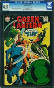 Green Lantern #62 (1968) CGC 4.5 VG+