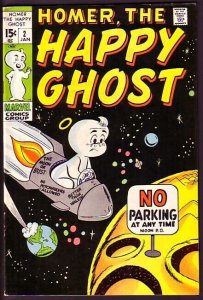 HOMER, THE HAPPY GHOST-#2-OUTERSPACE COVER VF