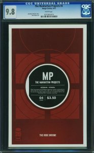 Manhattan Projects #4 (2012) CGC 9.8 NM/MT