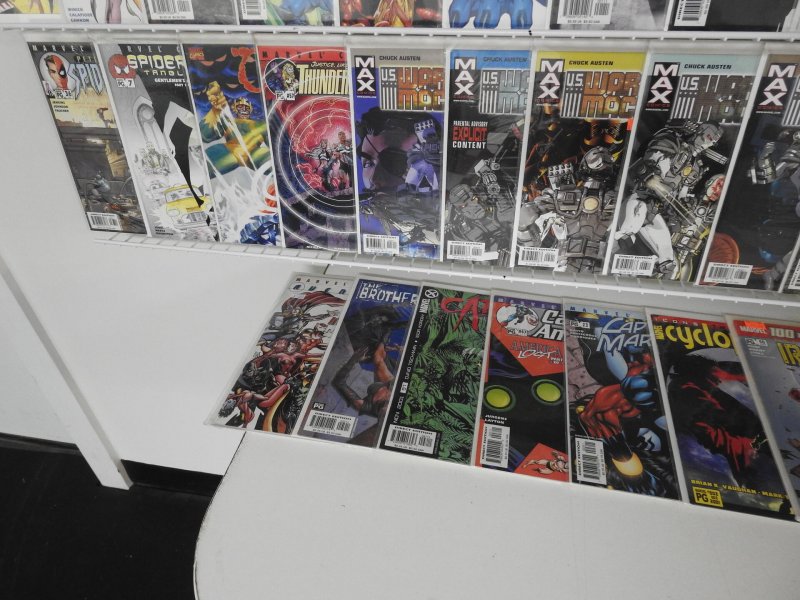 Huge Lot 140+ Comics W/ X-Men, War Machine, Spider-Man+ Avg VF-NM Condition!
