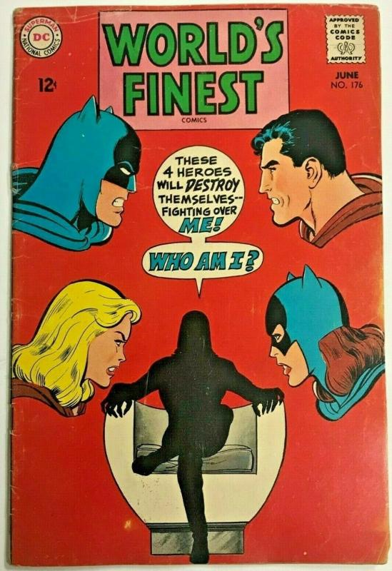 WORLD'S FINEST#176 VG 1968 DC SILVER AGE COMICS