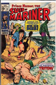 Sub-Mariner #18 (1969) Namor the Sub-Mariner